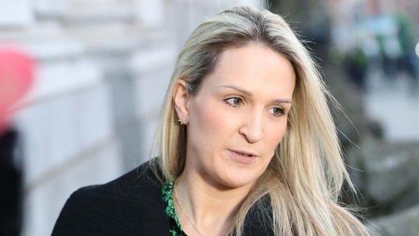 Helen McEntee, pictured arriving at Cabinet, intends to fast-track decisions on applicants who already have refugee status in another European state (Pic: RollingNews.ie)
