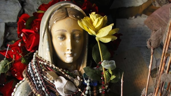 Holy statue at St Brigid's well in Liscannor, County Clare. Photo: Getty Images