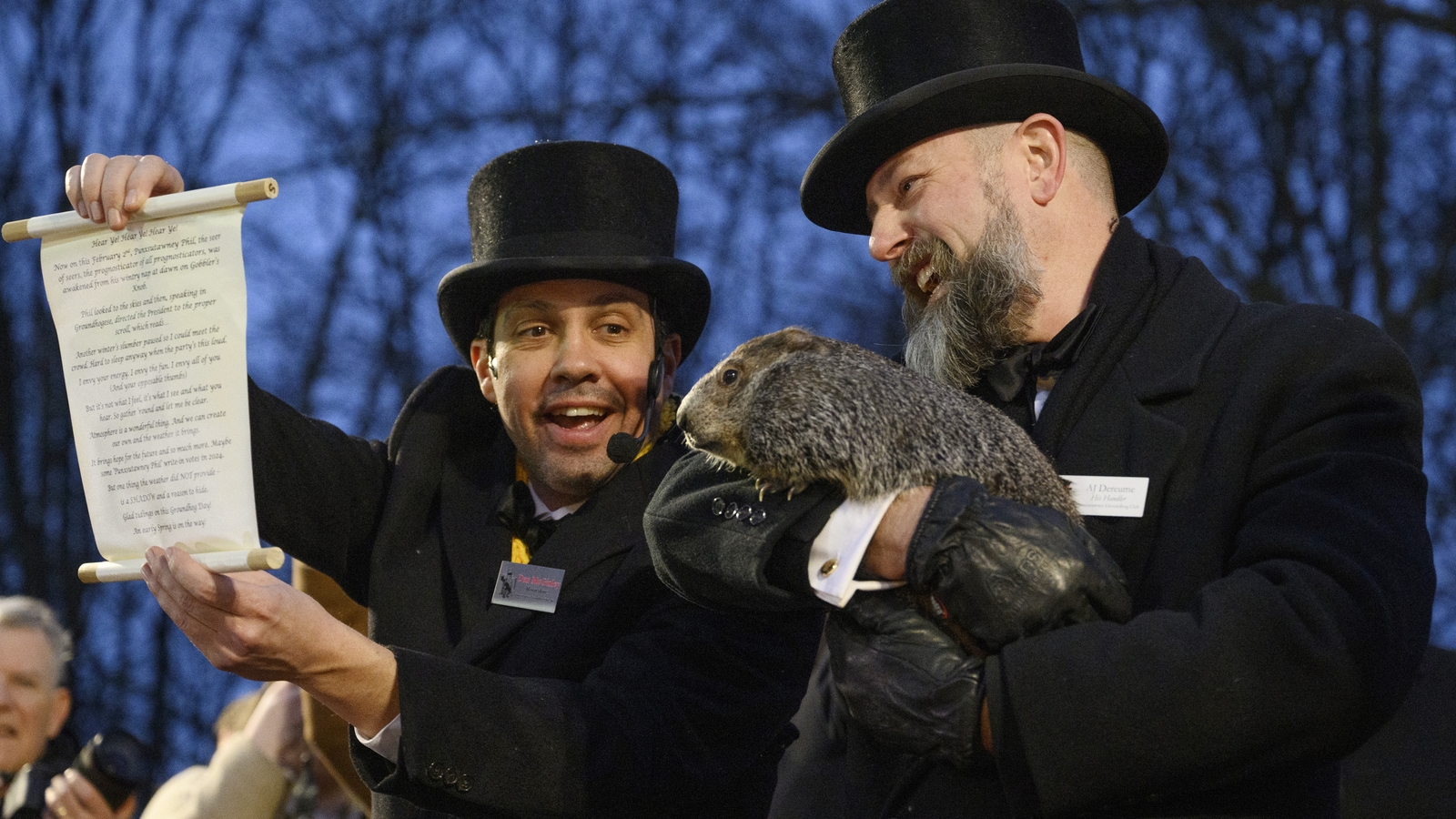 Groundhog Day: Punxsutawney Phil predicts early spring