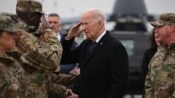 Biden Witnesses Return Of US Soldiers Killed In Jordan