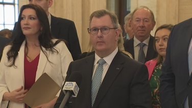 DUP leader says his party has delivered "what many said we couldn't"