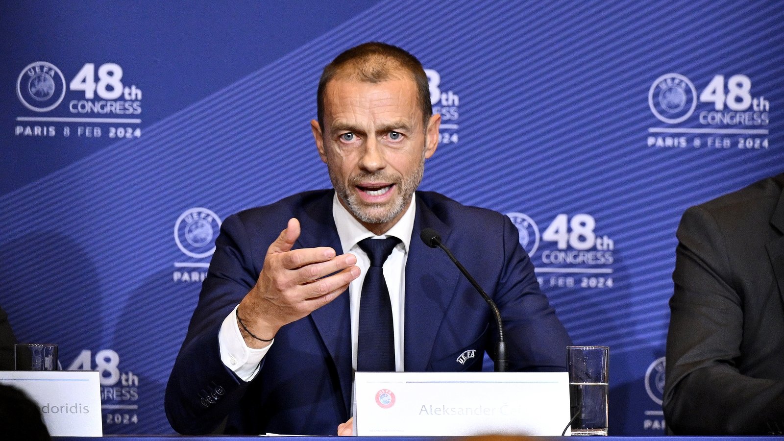 Ceferin announces UEFA departure after current term