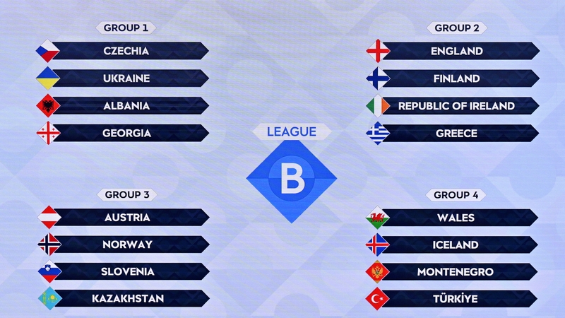 Ireland To Face England In Tough Nations League Draw