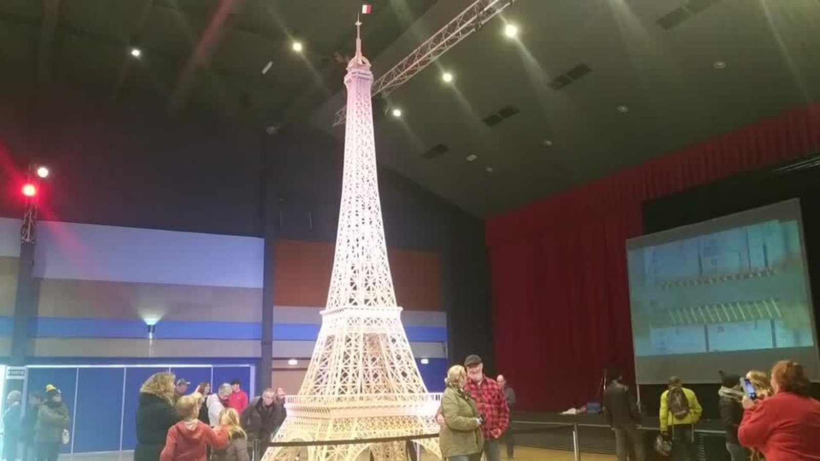 Guinness Validates Tallest Matchstick Eiffel Tower