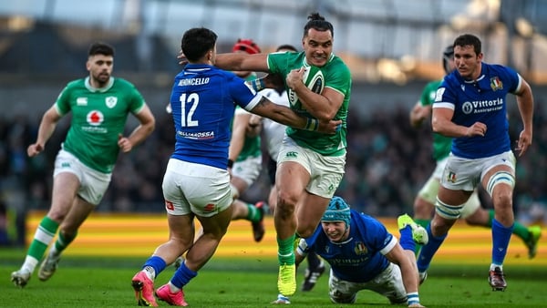 James Lowe was the pick of the bunch at the Aviva