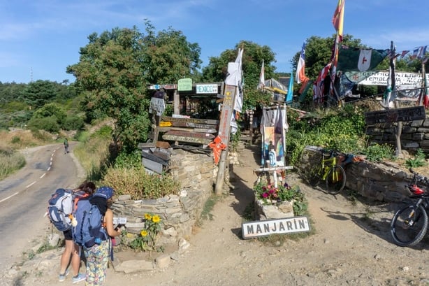 Female pilgrims on the Camino in Spain (Alamy/PA)