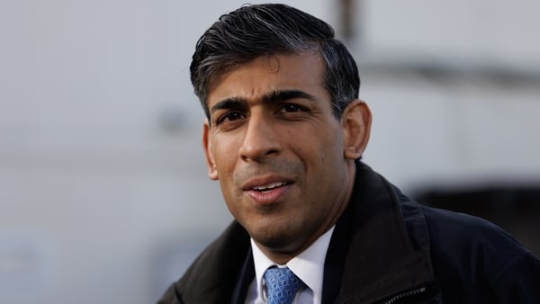 British Prime Minister Rishi Sunak said there had been no negotiations with the EU on the return of migrants (file image)