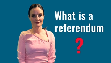 What is a referendum?