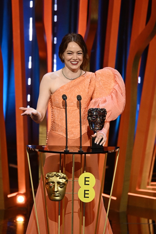 Emma Stone Talks 'Poor Things' 'Punch That Baby' Line at BAFTAs