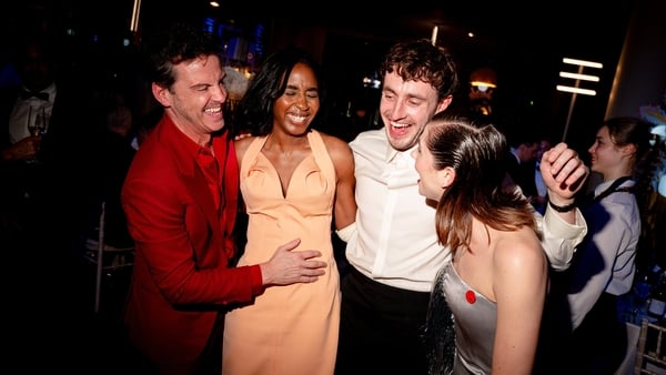 Andrew Scott, Ayo Edebiri, Paul Mescal and Alison Oliver at the BAFTA film awards dinner