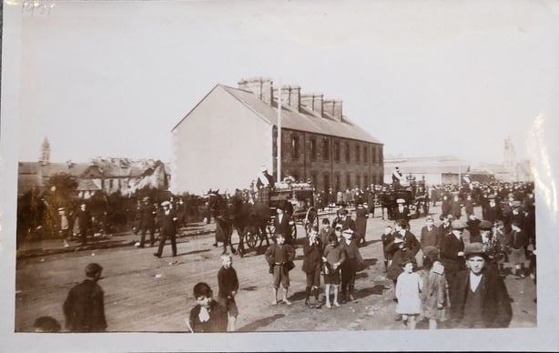 Photo of a funeral
