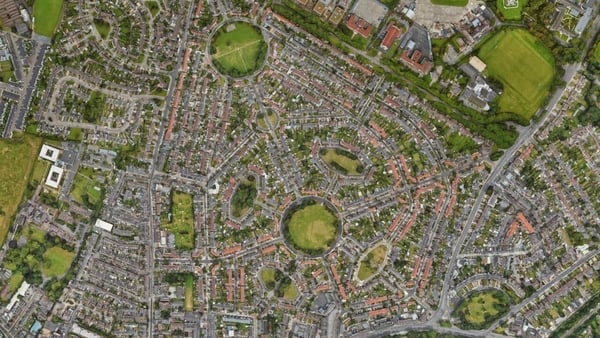 An aerial view of the Marino estate where construction began 100 years ago. Photo: World Garden Cities