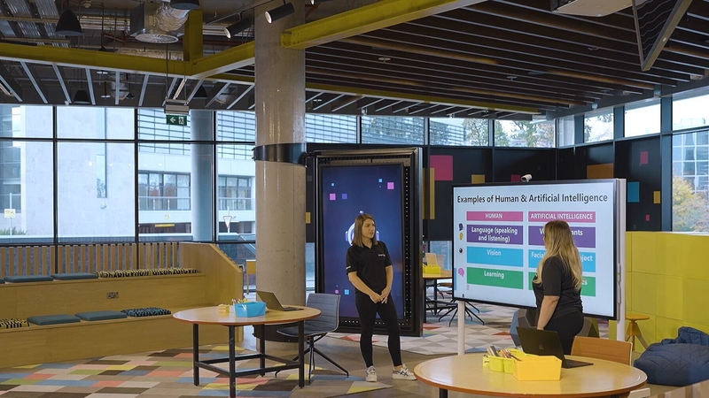 Amanda and Corey are here to tell us about AI!