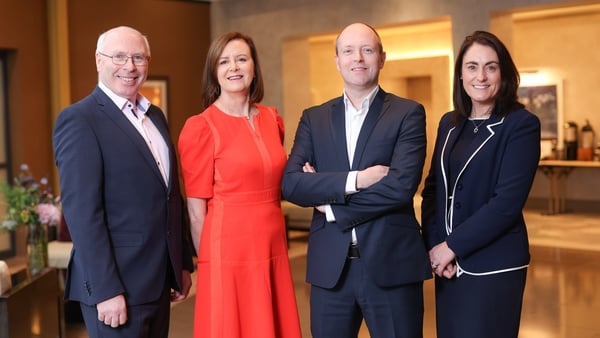 Donal O'Leary, Managing Partner PKF O'Connor, Leddy & Holmes; Susan Wylie, Audit & Business Services Partner PKF O'Connor, Leddy & Holmes; Neil Hughes, CEO Azets Ireland; Alma O'Brien, Head of Tax Azets Ireland.