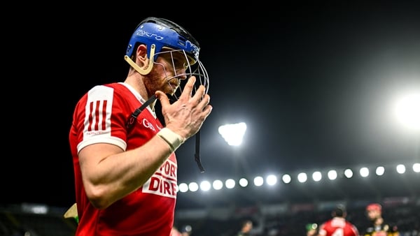 Conor Lehane departs the field after the loss to Kilkenny