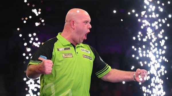 Michael van Gerwen has three Premier League Darts wins in a row