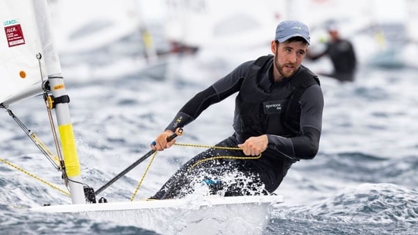 Finn Lynch ended the eight-race European Championships tied for third place in Greece