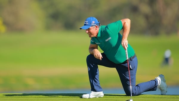 Padraig Harrington made a quick start to Friday's second round to ensure he made the cut