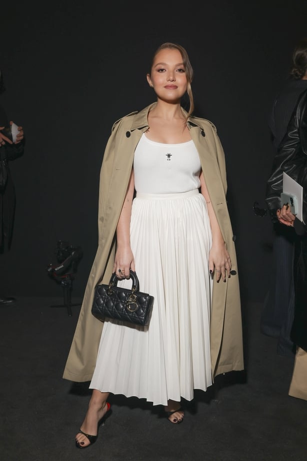 Mia McKenna-Bruce at Dior