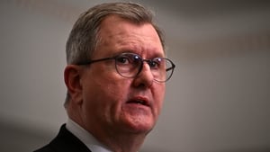 DUP leader Jeffrey Donaldson steps down after allegations