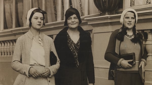 1931: Kate Meyrick (centre) takes to the Riviera with two of her daughters (Pic: Getty Images)