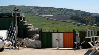 What's life like for Irish soldiers based at an outpost on the Lebanon-Israel border?