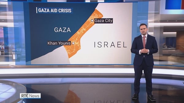 RTÉ's Aengus Cox has assessed Gaza's aid requirments and the challenges facing agencies