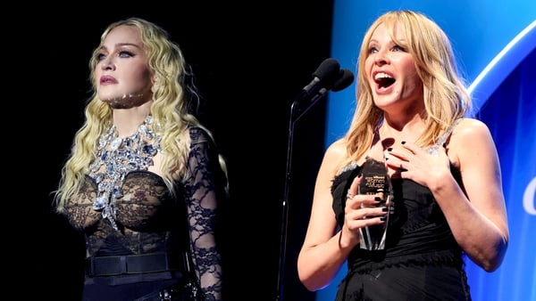 The two pop icons duetted in California