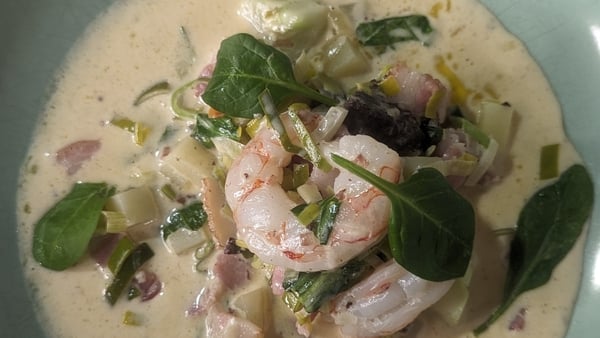 Kevin Dundon's prawn chowder: Today