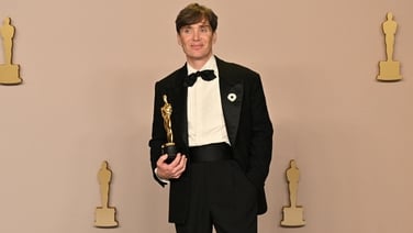 Cillian Murphy in the Oscars press room