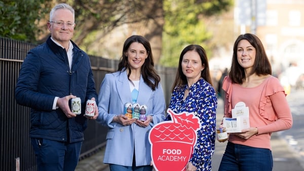 Gerry Scullion, King of Kefir; Dee Schroeder of GoodBrew Coffee; Erica Sheehan of Homespun and Food Academy Project Manager, Carmel Biggane