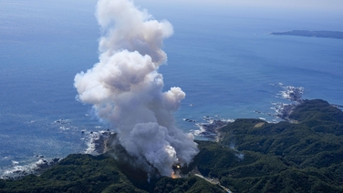 Japanese rocket self-destructs after lift-off