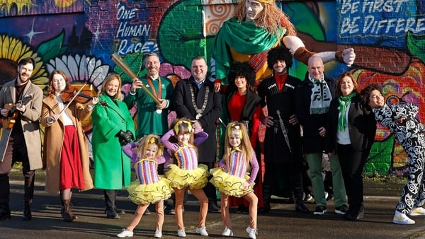 Lots of colour at the St Patrick's Festival 2024 launch.