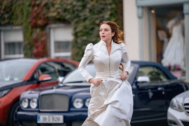 Maddie in her wedding dress (Netflix/PA)