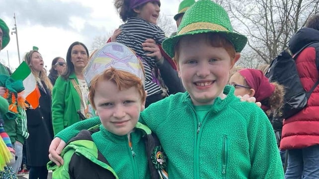 Oscar and Alfie Fox certainly brought the style to the Maynooth parade