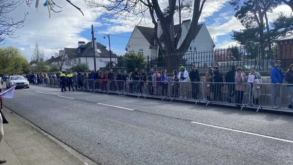 All but one of the voters who spoke to RTÉ News in Dublin said they were there to take part in the protest against President Vladimir Putin