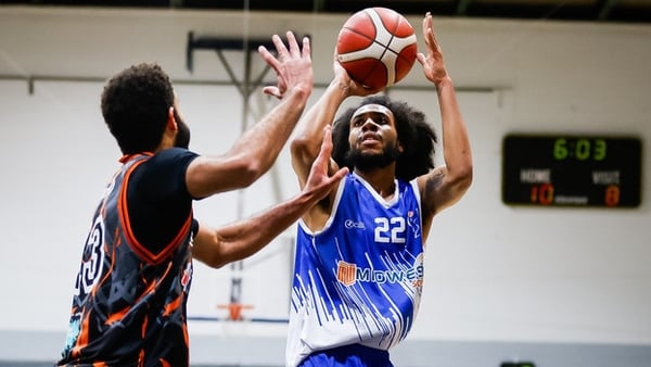 Maree secured top spot in the South Conference with a win over Pyrobel Killester (pic: Martin Doherty)