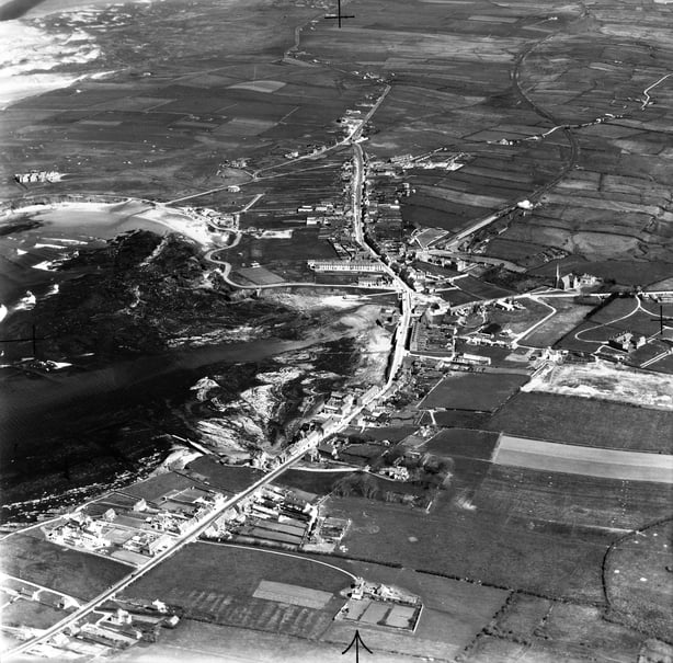 Aerial photo of Bundoran