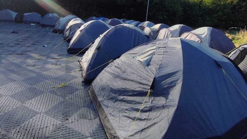 How much longer can Ireland accommodate asylum seekers in tents?