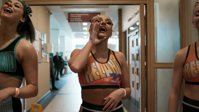 Irish cheerleaders ready for their close-up in cinemas