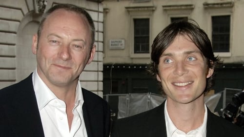 Liam Cunningham and Cillian Murphy, pictured at the UK premiere of The Wind That Shakes the Barley in London in May 2006