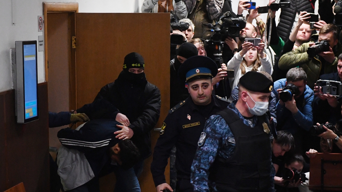 Four Suspects In Moscow Concert Hall Terror Attack Appear In Court