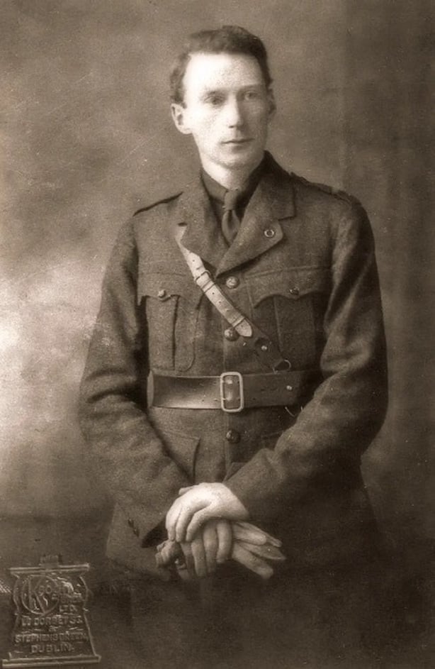 A young man in army uniform