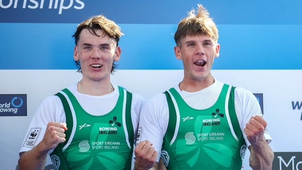 Ross Corrigan (L) and Nathan Timoney will compete in Italy