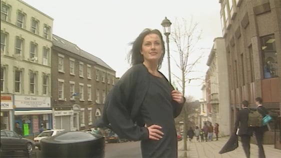 A model wears clothes designed by Derry fashion designer Michelle O'Doherty in 1994.