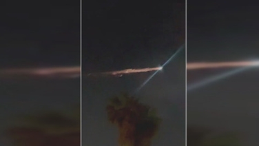 Mysterious streak of light seen in California sky