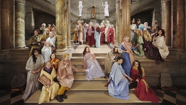 Raphael's famous fresco is given an all female reboot at Trinity College Dublin