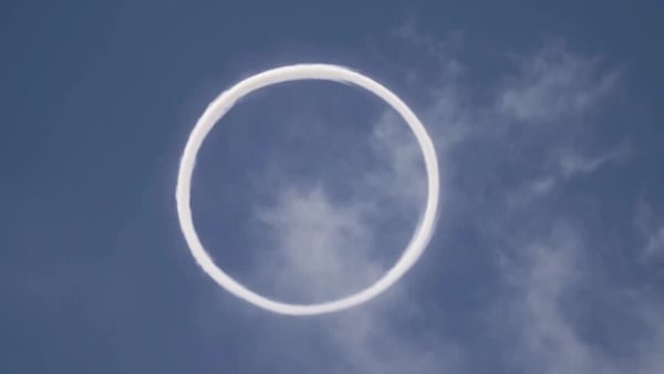 The rings have led locals to re-name the volcano 'Lady of the Rings'