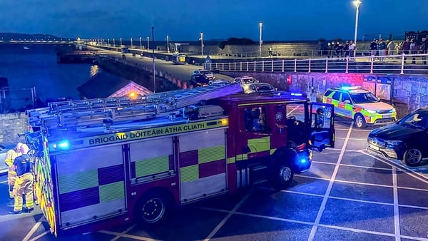 A multi-agency rescue operation was launched after the alarm was raised