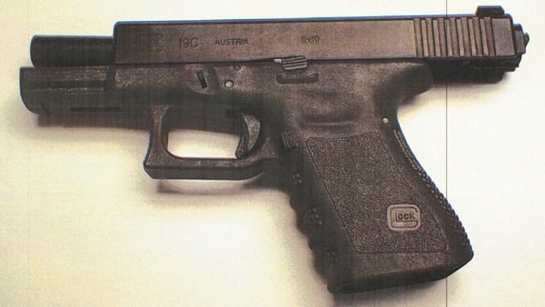 Two glock pistols were among the weapons found